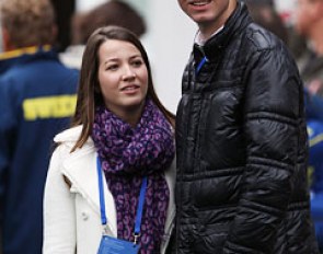 Spanish young rider Alexandra Barbançon with her boyfriend Sönke Rothenberger