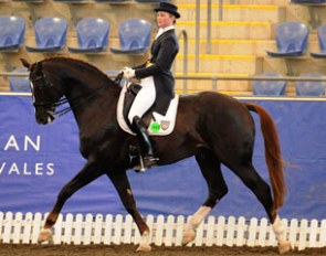 Janine Kletke and Bluefields Floreno at the 2013 Australian Championships in Sydney :: Photo © Julie Wilson