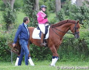Dieter Laugks with his student Diana Porsche on Eloy