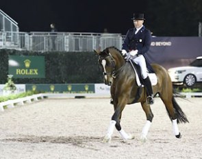 Jan Ebeling's Rafalca was officially retired at the 2014 Central Park Dressage Challenge in New York
