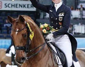 Fabienne Lutkemeier and D'Agostino win the 2014 CDI-W Stuttgart :: Photo © LL-foto