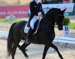 Anabel Balkenhol and Heuberger were the runners-up in the developing PSG horse class