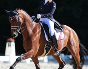 Dana van Lierop and Equestricons Walkure at the 2015 CDI Compiegne :: Photo © Astrid Appels