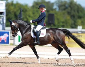 Isobel Berrington and Langar at the 2015 European Pony Championships in Malmo, Sweden :: Photo © Astrid Appels