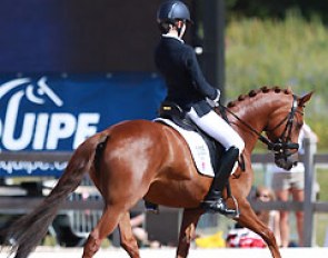 Luxembourg's Nina Penning on her very elegant and lightfooted Ine
