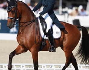 Jill Huybregts and Zamacho Z (by Rousseau) were the highest scoring Dutch pair in the U25 division in Hagen