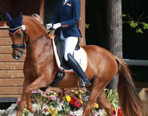 Daphne van Peperstraten and Wonderful Girl at the 2016 CDI Compiegne :: Photo © Astrid Appels