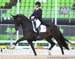 Fiona Bigwood and Atterupgaards Orthilia at the 2016 Olympic Games :: Photo © Astrid Appels