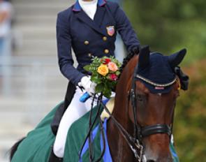 Laura Graves and Verdades win the Grand Prix Special at the 2017 CDIO Aachen :: Photo © Astrid Appels