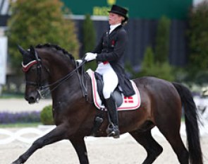 Agnete Kirk Thinggaard has a barn full of top horses but with Jojo AZ she has that special connection and the Hungarian warmblood seems to be like red wine: better with age!