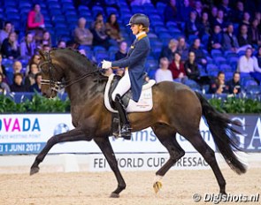 Emmelie Scholtens and Apache at the 2017 CDI-W Amsterdam :: Photo © Digishots