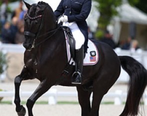 Team U.S. only had three riders in Compiegne with a last minute withdrawal of Jennifer Hoffmann's Rubinio. Shelly Francis has made Danilo her first choice in Grand Prix horse and ridden him in the 5* competition