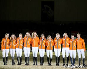 The 2017 KNHS Talent Team presented at the 2017 CDI-W 's Hertogenbosch :: Photo © Digishots