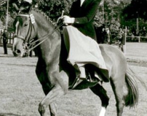 Angelika even rode in a side-saddle