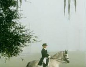 Janne Rumbough and Gaucho III in Florida in 1998 :: Photo © Mary Phelps