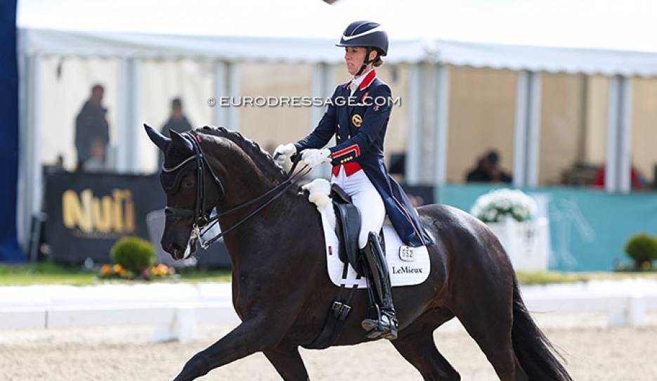 Charlotte Dujardin and Alive and Kicking at the 2024 CDI Hagen :: Photo © Astrid Appels