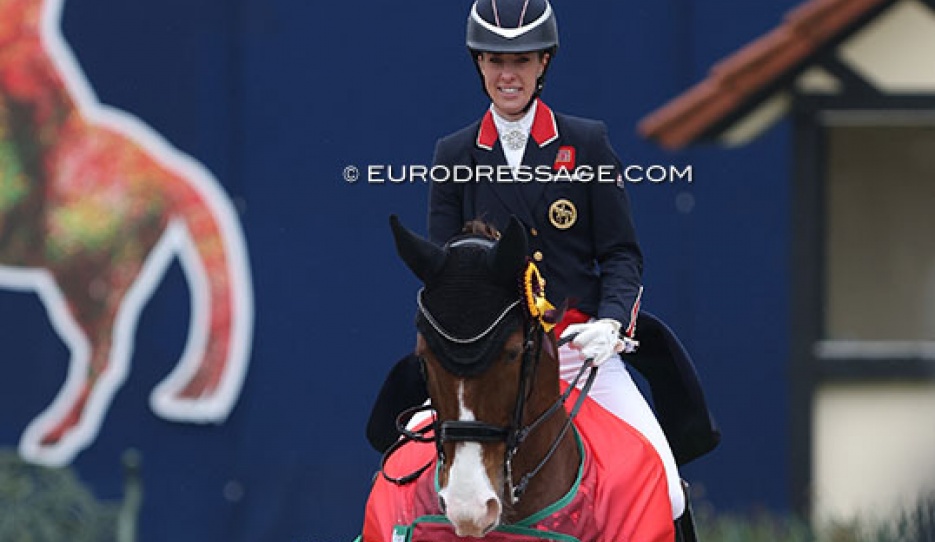 Charlotte Dujardin and Imhotep at the 2024 CDI Hagen :: Photo © Astrid Appels