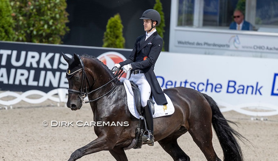 Moritz Treffinger and Francis Royal at the 2023 CDIO Aachen :: Photo © Dirk Caremans