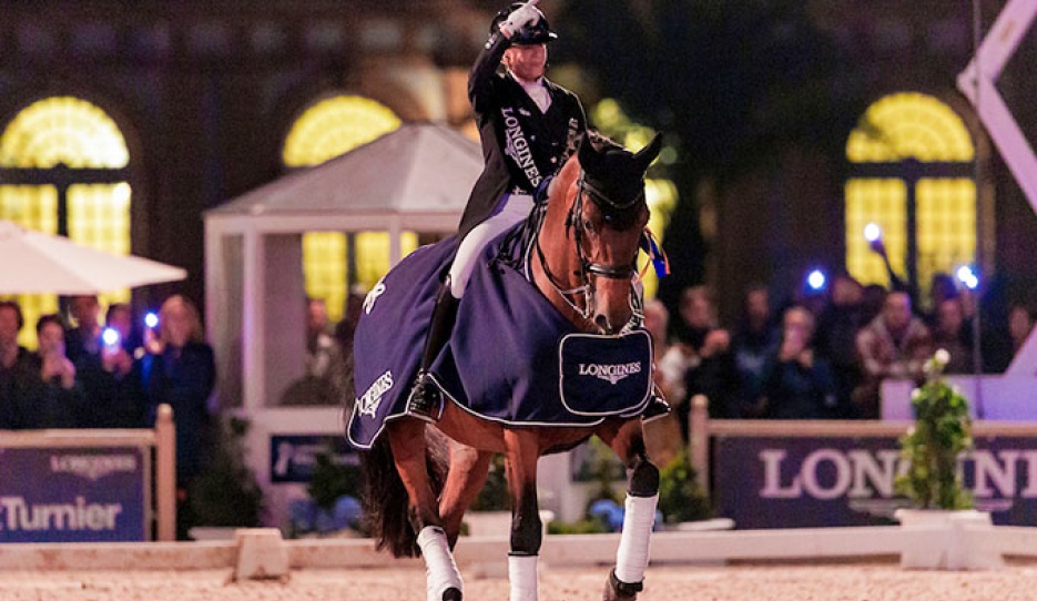 Isabell Werth and Emilio at the 2024 CDI Wiesbaden :: Photo © Stefan Lafrentz