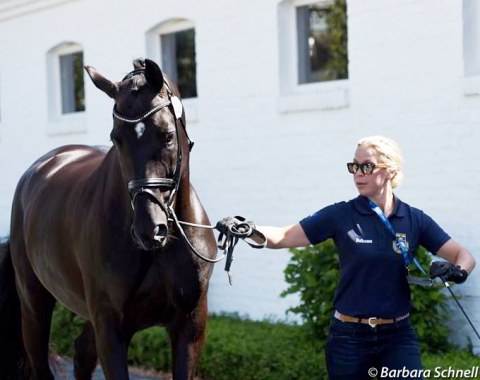 Therese Nilshagen with the Oldenburg stallion Dante Weltino OLD