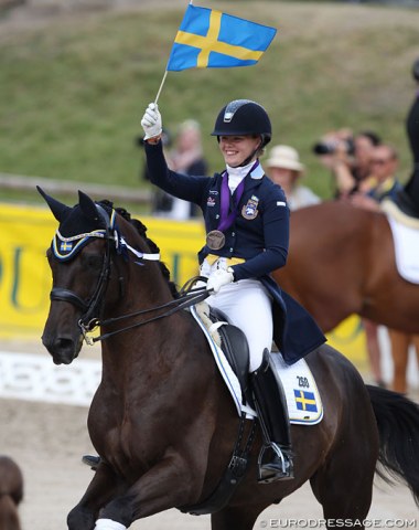 Lina Dolk and Languedoc helped to bring home bronze for Sweden