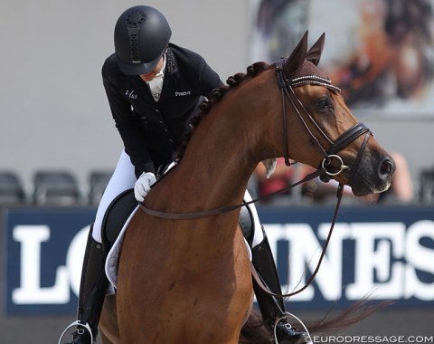 Emotional day for Jessica Michel-Botton as she rides Dorian Grey de Hus to a fifth place 