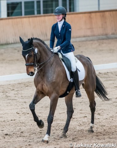 Pony rider Barbora Jakilaite also competes in the junior division on Quo Vadis G