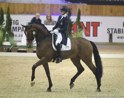 Jorinde Verwimp making her CDI Grand Prix debut on Cape Town (by Conteur)