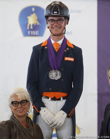 2019 European junior rider silver medal winner Marten Luiten
