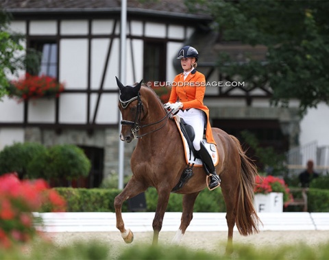 For the first time in 23 years Holland was not in the medals. All of the Dutch horses were tense and spooky, also Dutch junior champions and team newcomers Anique Frans and Jack Sparrow could not bring their A-game