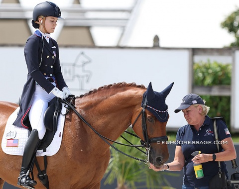 American Under 25 rider Erin Nichols is on a Euro-Tour with Elian Royale