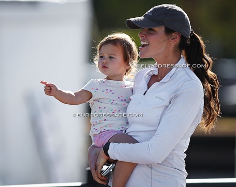 Meghan Laffin with Kasey Perry's daughter