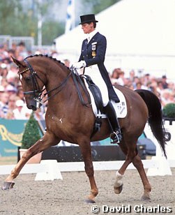 Ulla Salzgeber and Rusty reign supreme at the 2003 European Championships :: Photo © David Charles