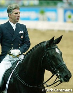American George Williams and Rocher at the 2003 World Cup Finals