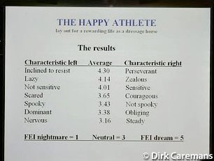 A slide in Eric van Breda's presentation on The Happy Athlete