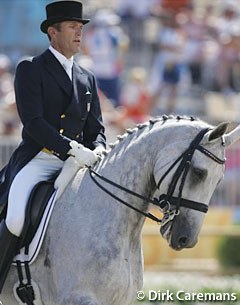 Guenter Seidel and Aragon at the 2004 Olympic Games :: Photo © Dirk Caremans