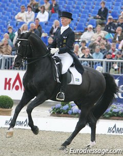 Nathhorst and Guinness at the 2005 European Championships in Hagen. Sweden won team bronze
