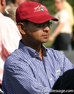 Tim Dutta at the 2005 World Championships for young dressage horses in Verden, Germany :: Photo © Astrid Appels