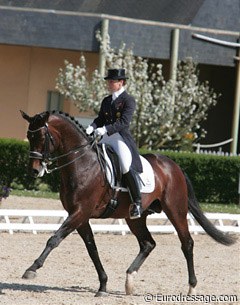 Emma Hindle and Lancet at the 2006 CDIO Saumur (Photo © Astrid Appels)