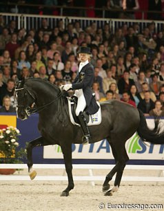 Louise Nathhorst and Guinness at the 2006 World Cup Finals