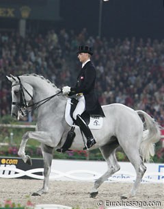 Andreas Helgstrand and Matine at the 2006 World Equestrian Games :: Photo © Astrid Appels
