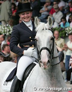 Korelova and Balagur were crowd favourites at the 2006 World Equestrian Games
