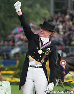 Isabell Werth Wins Grand Prix Special Gold at the 2006 World Equestrian Games :: Photo © Astrid Appels