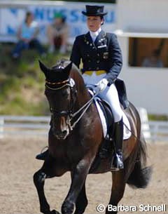 Miriam Maurer and Quickfire finished fourth. Quickfire is a Belgian warmblood by Touch of Fairway xx x Corso.