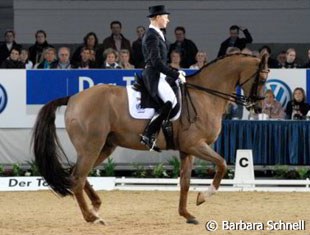 Matthias Alexander Rath won second place in the Special and more than made up for his mistakes in Frankfurt. At the press conference, the first thing he did was thank his horse for his highly sucessful first Grand Prix season.