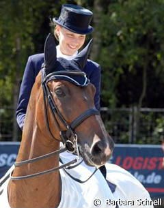 Kathleen Keller on Wonder FRH : The pair lost all chances for a medal when the horse lost his nerve in the freestyle