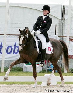 Nanna Bronnee Madsen and Armando were part of the large delegation of pony riders that came from Denmark