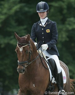 Veteran pony Kastanienhof's Vitus is making his marks now under British Olivia Kuropatwa.