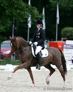 What a lovely pony: Champagner W under Swedish Marina Mattsson