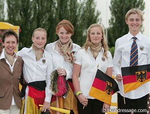 The German dressage team has been winning team for 20 years in a row!!